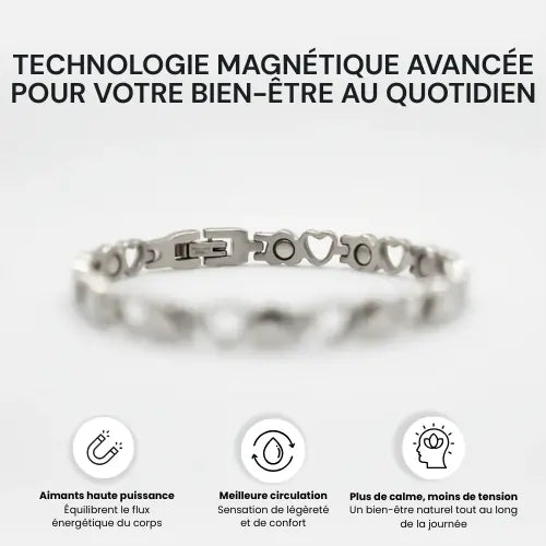 Bracelet Magnétique Seluna - Bien-être et Équilibre au Quotidien