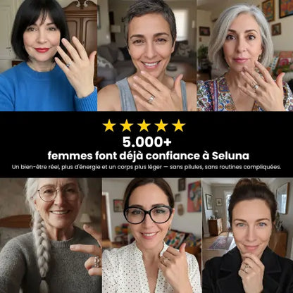 Bague magnétique Seluna — Le bien-être visible au bout de vos doigts